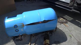 AMTROL BOILERMATE HOT WATER STORAGE TANK EXPLODED [upl. by Gena]