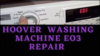 Hoover Washing Machine E03 E16 [upl. by Talanian]