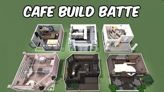 50K CAFE BUILD BATTLE IN BLOXBURG [upl. by Elleda490]