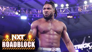 Trick Williams returns to NXT to exact payback on Carmelo Hayes NXT Roadblock 2024 highlights [upl. by Horvitz]