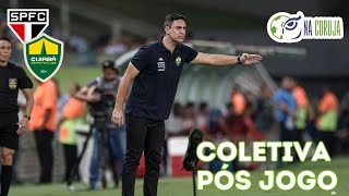 Coletiva pós jogo do técnico Bernardo Franco [upl. by Ailana407]