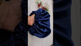 How to make Satin silk bonnetDiy Satin bonnetHow to make bonnet cap at homeShorts [upl. by Ima]