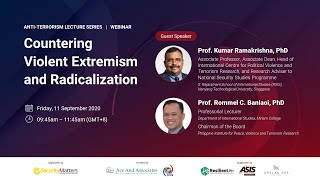 AntiTerrorism Lecture Series Countering Violent Extremism and Radicalization [upl. by Johst]