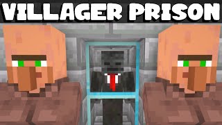 Escaping a Villager Prison in Minecraft [upl. by Yahsel725]