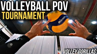 Setter POV  Playing a Volleyball Tournament with GoPro Camera [upl. by Rolfston]