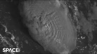 Volcano eruption seen from space by multiple satellites [upl. by Sondra]