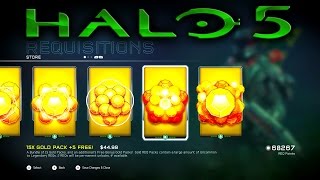 HALO 5  HUGE REQ PACK OPENING Halo5 Guardians [upl. by Queston346]