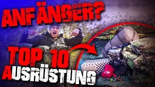 ANFÄNGER Survival Bushcraft Ausrüstung TOP 10 Basics  Tipps für Einsteiger Outdoor [upl. by Noiramaj]