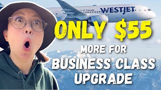 WestJet Dreamliner Business Class for the Price of Premium Economy – Is It Worth It [upl. by Brecher]