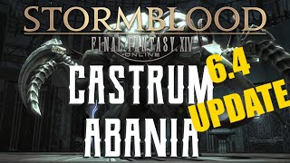 Castrum Abania 64 UPDATE  Boss Encounters Guide  FFXIV Stormblood [upl. by Neelhsa]