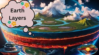 Earth Layers  educational stories for kids  bedtime stories  english stories [upl. by Hayyifas]