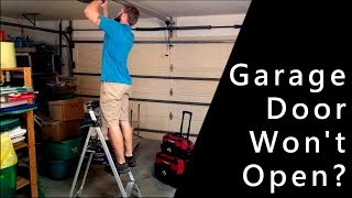 Fix  Garage door makes noise but wont open [upl. by Odo279]