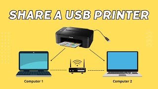 How to Share a USB Printer over Network [upl. by Gavrah]