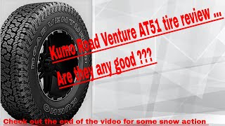 Kumho Road venture AT51 tire review [upl. by Ialda]