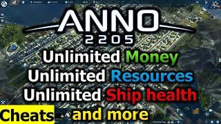 ANNO 2205  Cheats  UNLIMITED money resources ship health powers and more [upl. by Oijile449]