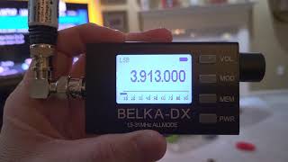 Belka DX listening to 80m with MWA30 amplified antenna [upl. by Kosak]