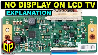 LEDLCD TV Repair Tutorial  VGH VGL HVDD voltage is missing so there is no Display On The Screen [upl. by Lisab]