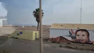 Fuerteventura Airport to Our Hotel LABRANDA BAHIA DE LOBOS Corralejo 40 minutes 31012024 [upl. by Gilroy]