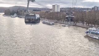 Cable Car 🚡 🚠 Koblenz  Germany 🇩🇪 [upl. by Kalil]