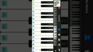 MIND OVER MATTER  Young the Giant  PIANO  cover notes tutorial shorts status trending [upl. by Anilat]