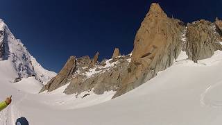 Aiguille du Midi Arête des Cosmiques 03 July 2017 Full version [upl. by Einna]