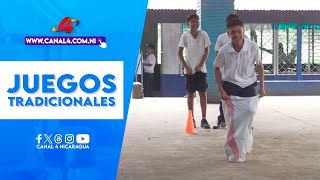 Estudiantes del Colegio Miguel Bonilla de Managua participan en jornada de juegos tradicionales [upl. by Hermann]