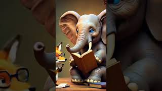 The fox and the elephant Animation in Panchatantra Story moments9462shorts trendingshortvideo [upl. by Niklaus]