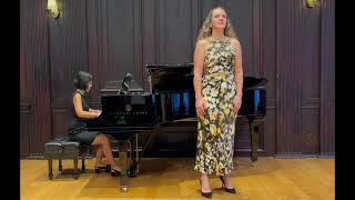 quotWie Melodienquot from Fünf Lieder  Johannes Brahms  Julia Janowski mezzosoprano [upl. by Rosenbaum]