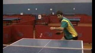 Table Tennis Forehand Topspin Against Block Lesson [upl. by Nawk831]