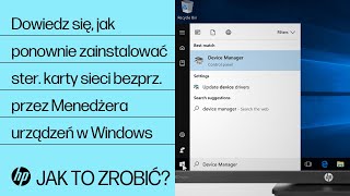 Dowiedz się jak ponownie zainstalować ster karty sieci bezprz przez Menedżera urządzeń w Windows [upl. by Yasdnyl]