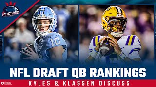 QB RANKINGS Jayden Daniels a TIER Below Drake Maye amp Caleb Williams  Discussion on Patriots Daily [upl. by Eselahs]