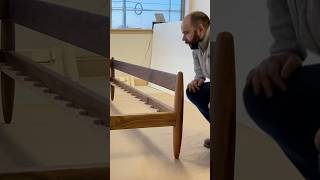 This Walnut Trundle Bed Comes Together in Minutes furniture woodworking [upl. by Bick]