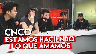 CNCO  quotEstamos haciendo lo que amamosquot RadioDisneyLA [upl. by Zetram]