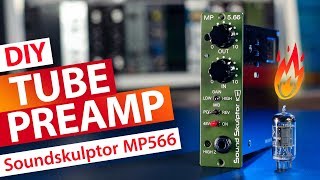 DIY Tube Mic Preamp API 500 Format  Soundskulptor MP566 [upl. by Ailesor]