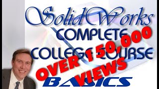 SolidWorks Complete College Course for Beginners wTraining Guide [upl. by Anaigroeg72]