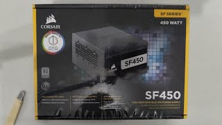 Corsair SF450 SFX 80 PLATINUM  Unboxing Only [upl. by Sedgewake643]