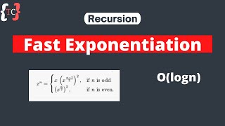 Fast Exponentiation xy  Recursion [upl. by Inaluiak401]