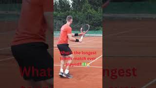 The Longest Tennis Match Ever 🎾⏱️ [upl. by Mullane]