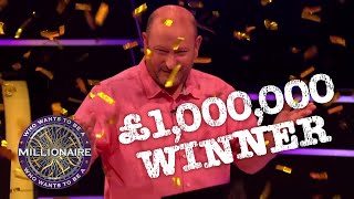 Donald Fear Becomes Latest MILLION POUNDS WINNER  Who Wants To Be A Millionaire [upl. by Nosneb]