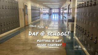 SCHOOL VLOG 🤘🏼 [upl. by Ennayoj977]