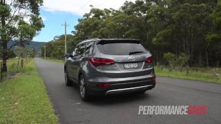 2015 Hyundai Santa Fe Elite CRDi 0100kmh amp engine sound [upl. by Livvyy]