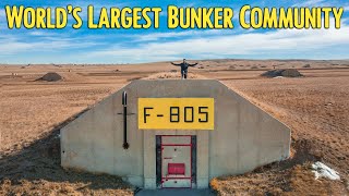 We Toured the Worlds Largest Doomsday Bunker Community [upl. by Kohcztiy]