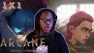 Watching ARCANE for the FIRST TIME🔥  ARCANE 1x1 Reaction [upl. by Rehpotsihc]