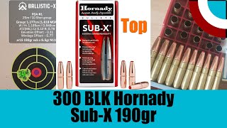 Rechargement 300 aac blackout 190gr SubX Hornady ep 12 [upl. by Rosane146]