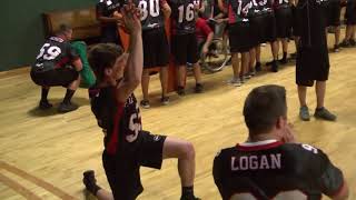 UP Football AllStars visit Bay Cliff Health Camp [upl. by Winchell]