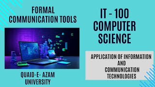 Lecture  56 Formal Communication Tools Emails Letters Reports Memos Presentations [upl. by Sucul]