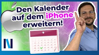 iPhone iOS 17 Aufwertung des Kalenders mit ausländischen Feiertagen Schulferien amp Kalenderwochen [upl. by Ragland200]