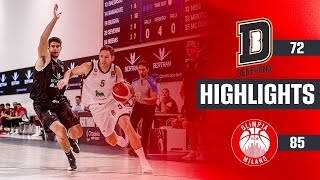 Derthona Tortona vs Olimpia Milano  Highlights [upl. by Elisa946]