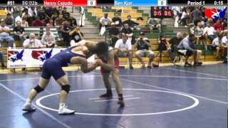 Sunkist Freestyle 55kg  Henry Cejudo vs Ben Kjar [upl. by Icyaj]