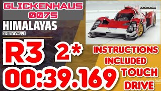 Asphalt UNITE  GLICKENHAUS 007S Grand Prix Round 3  2⭐ Touchdrive  Snow Vault [upl. by Aitnauq]